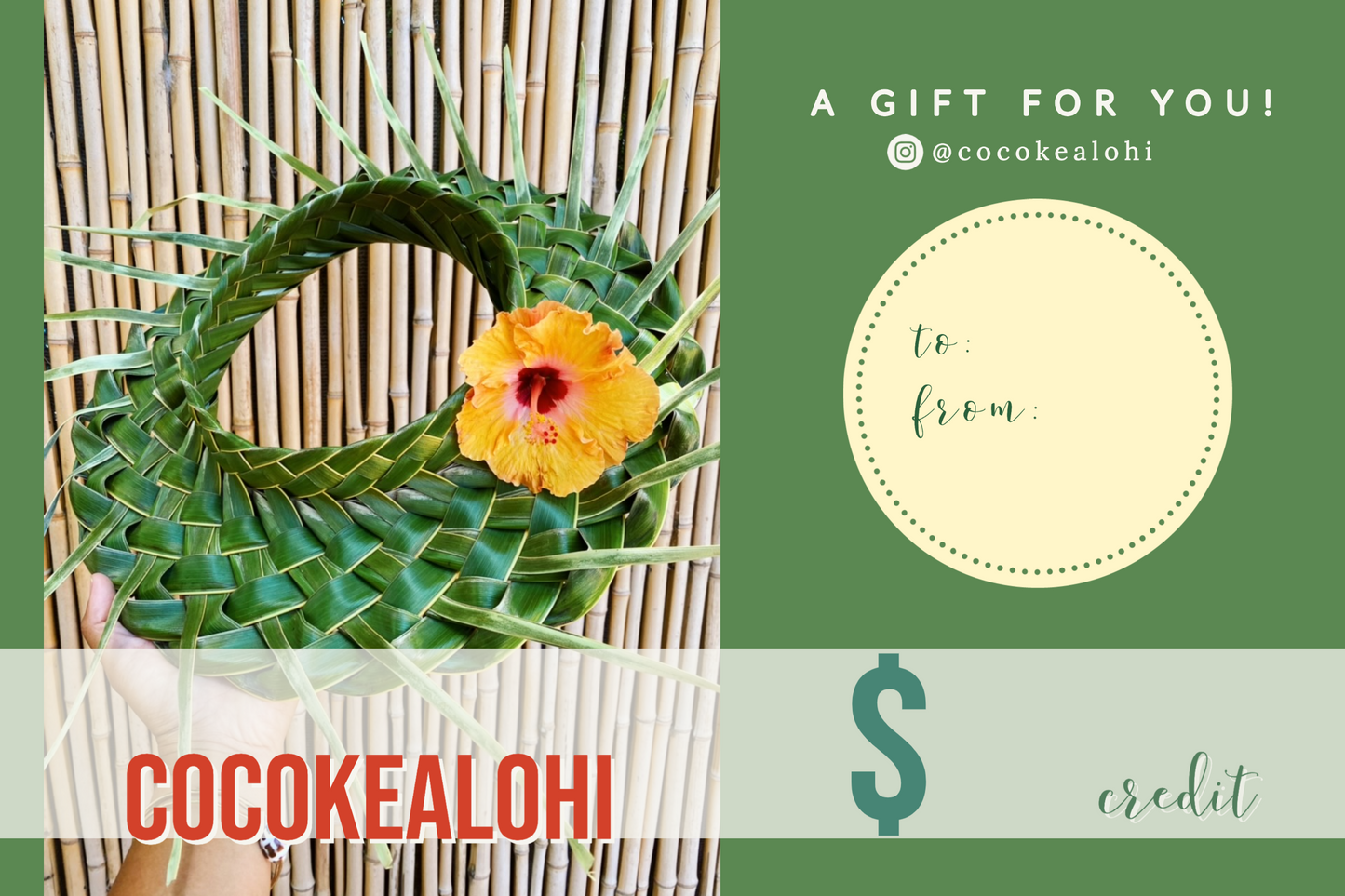 CocoKealohi Gift Card